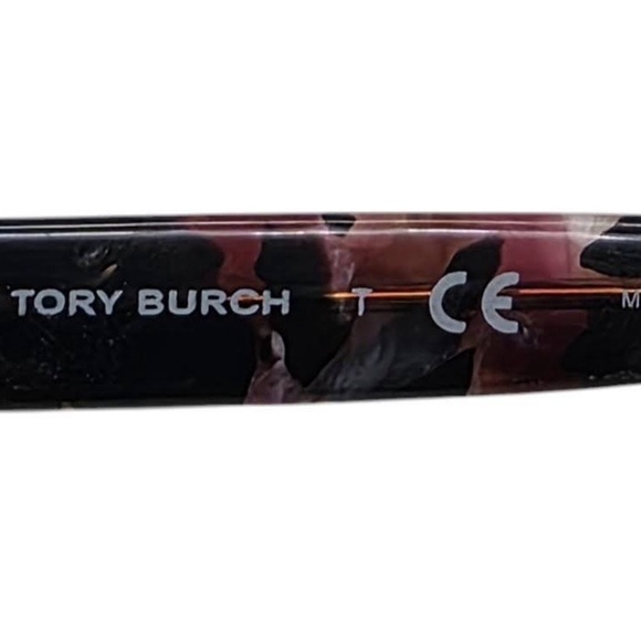 Tory Burch Burgundy Cat Eye Eyeglasses 51mm Designer Frames Case Luxe Chic main image 7